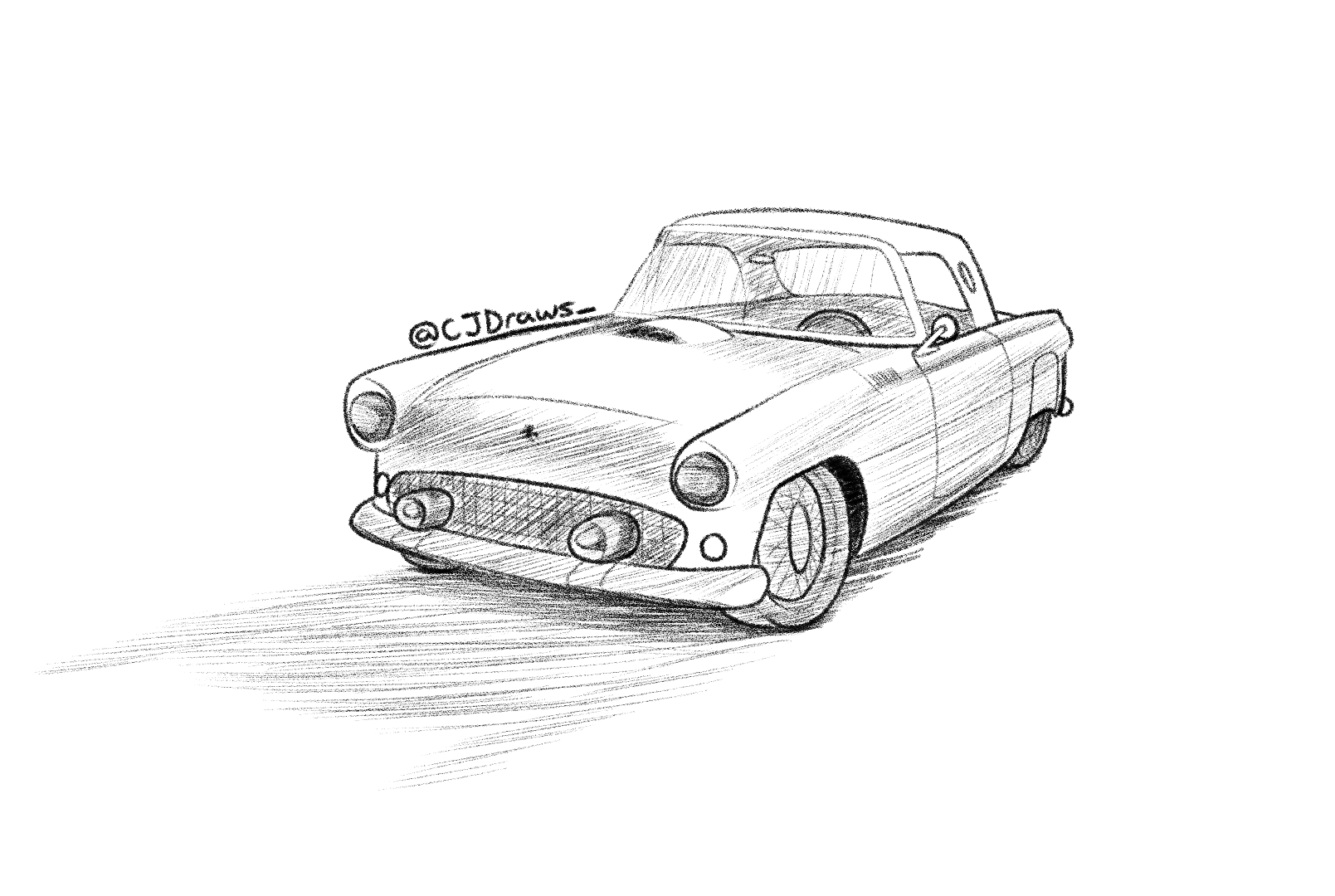 tbird sketch